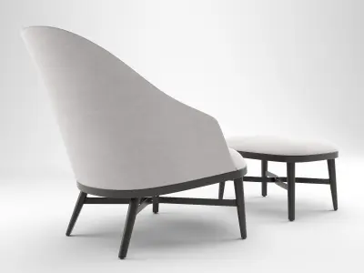 Stellar Works - Bund Lounge Chair 3D model