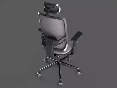 Office Chair with 8K PBR Textures 3D model