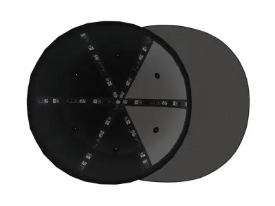 Baseball Cap Low-poly 3D model