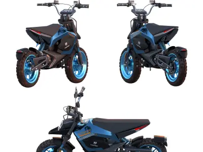 mini cross  tromox 3D model