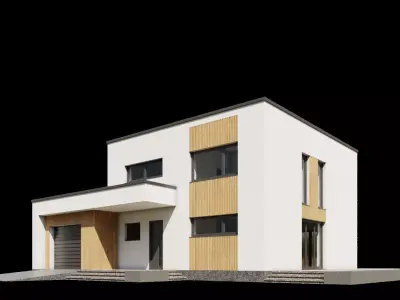 Modern House ID078 3D model