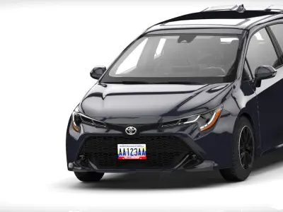 TOYOTA COROLLA GR 2024 4DOORS  3D model