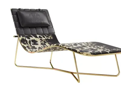 Roberto Cavalli Papeete Chaise Longue 3D model 3D model