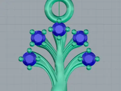 Pingente Arvore de Pedras Martell 20030 3D print model