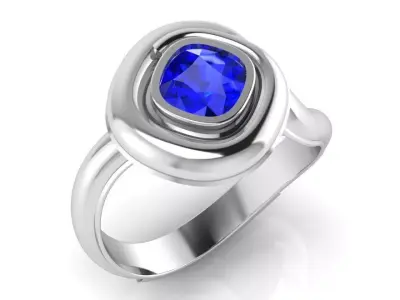 Rhombus Cut Ring 3313 Free 3D print model