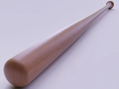 Baseball Bat  Low-poly 3D model