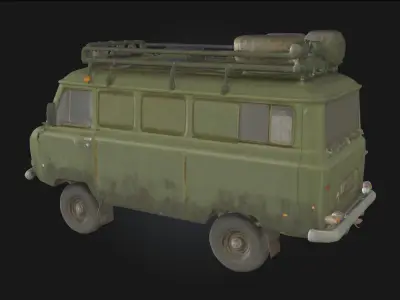 Adventure Van Retro  Nostalgic Freedom on Four Wheels 3D model