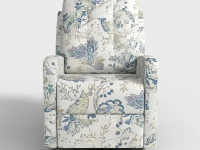 DESIGNER RECLINER CHAIR Low-poly 3D model