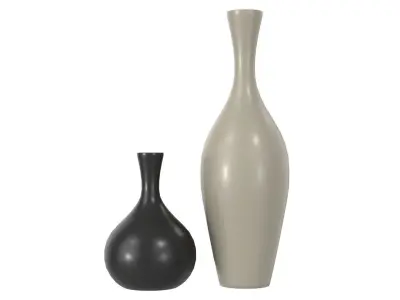 Decorative vase 02 3D model