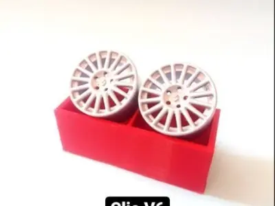 Renault Clio V6 Wheels 3D print model
