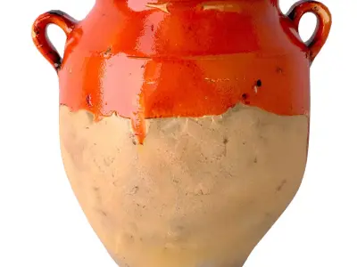 Terracotta Vase or Pot 7 3D model