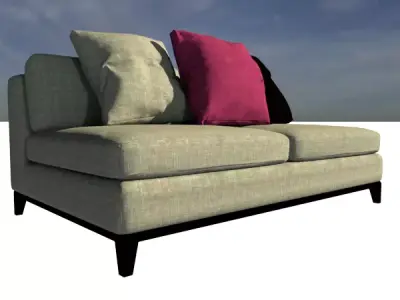 sofa living room 3D model