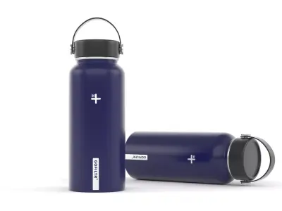 Water Bottle 3D model 11