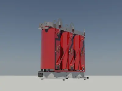 Cast-Resin Transformer 800 kVA - 2004 kV Free 3D model