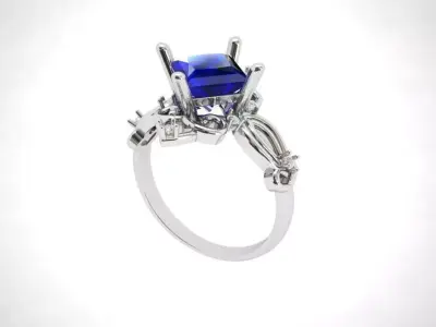 RING DIAMOND Free 3D print model purchase