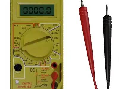 Mini  AVO Meter 3D model