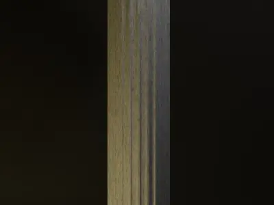 The Greek ionic column 3D model
