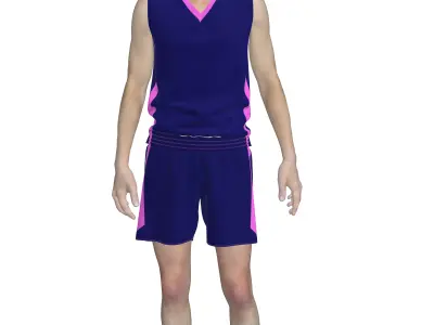fitness dress Marvelous Designer or Clo3D ZPRJ 3D model