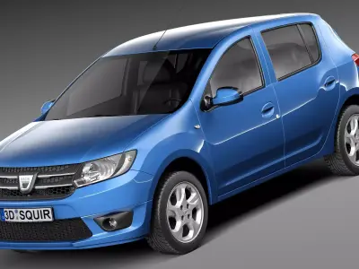 Dacia Sandero 2013 3D model