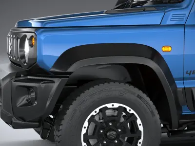 Suzuki Jimny 4expedition 5door 2024 3D model