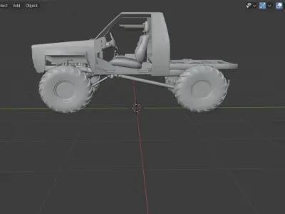 Toyota mud truck Free 3D model