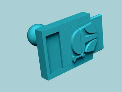 Stamp 101 Boba Fett - Fondant Decoration Maker Toy 3D print model