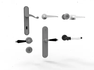 door handle 4 3D model