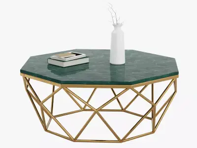 Coffee Table Set 03 3D model