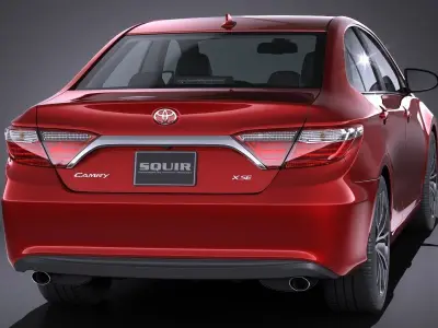 Toyota Camry XSE 2017 3D model