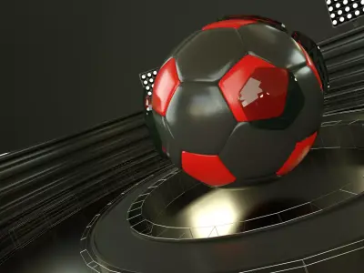 Sports 3D Opener Broadcast  File  C4d 3D model 3D model