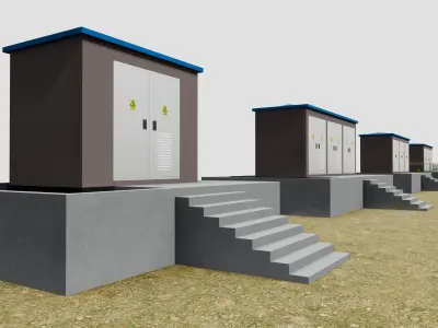 Electricity Transformers 3D model