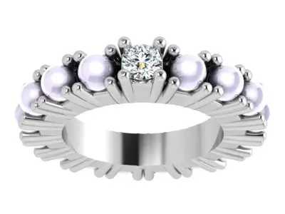 Pearl Band 4378 3D print model