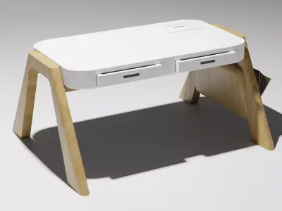 Driving the car against the wind 3D model