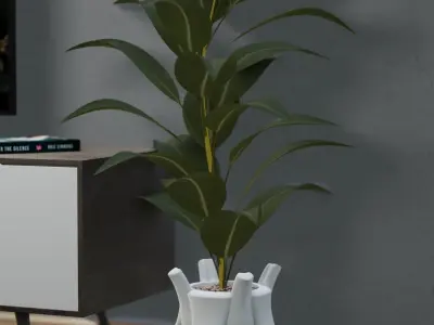 Modern planter Free 3D print model