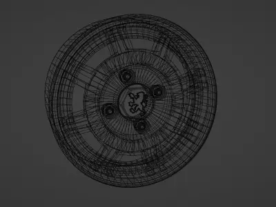 Rims Jantes TRX Peugeot 504 604 505 3D model