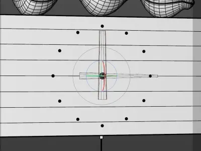 Gold - Wooden - PBR wall clock 001 3D model Free low-poly 3D model