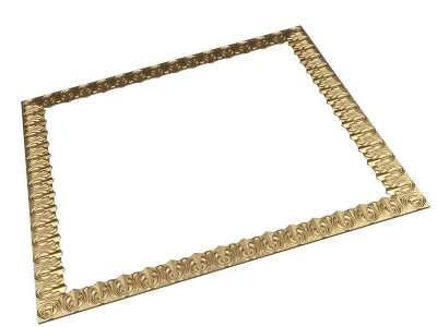 Classic Frame 021 Low-poly 3D model