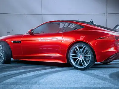 Jaguar F Type 2017 3D model