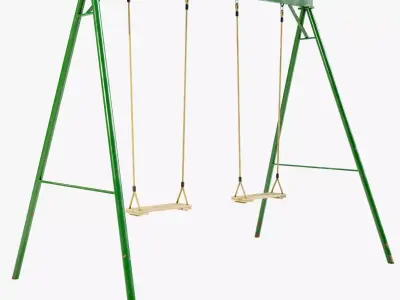 Metal swing 3D model