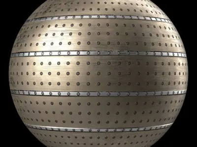 Metal Materials 62- Metal panels By Painting - Pbr 4k Seamless Texture