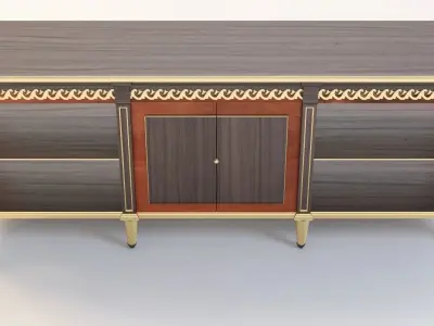 Classic Console Chester Drawer 3D model