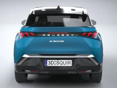 Peugeot E-3008 2024 3D model purchase