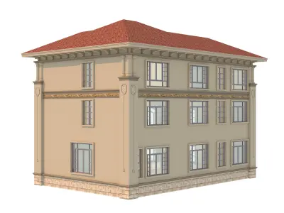 architecture luxury villa  3D model