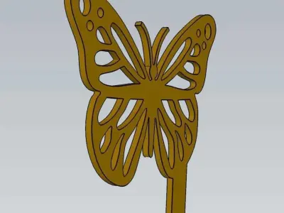 Wonderful Artificial Butterfly Home and Garden And Lawn Decor 3D model purchase