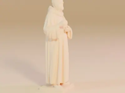 Saint Francis of Assisi 3D model