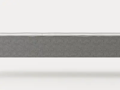 Bella Ramsang 70x200 Dark Gray Low-poly 3D model