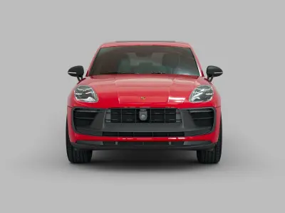 Porsche GTS macan 2022 Low-poly 3D model
