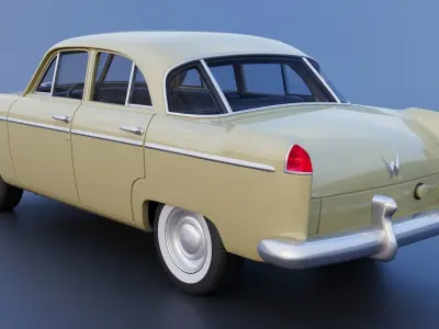 WILLYS AERO 1952 4 Door 3D print model