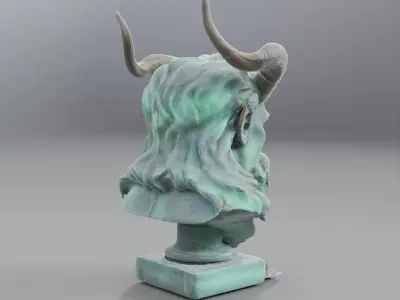 Bust of Loki 3D model