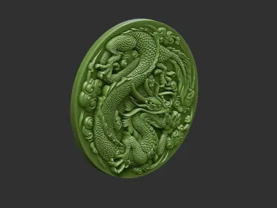 Dragon chinese 3D print model